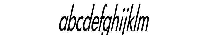 Fusi Thin Italic Font LOWERCASE