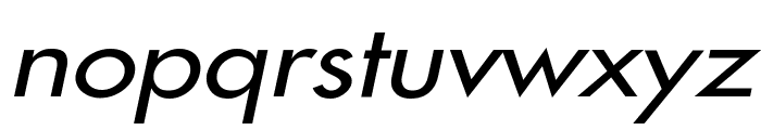 Fusi Wide Italic Font LOWERCASE