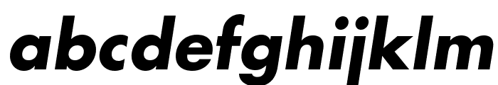 FuturaStd-BoldOblique Font LOWERCASE