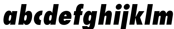 FuturaStd-CondExtraBoldObl Font LOWERCASE