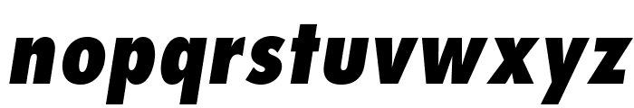 FuturaStd-CondExtraBoldObl Font LOWERCASE