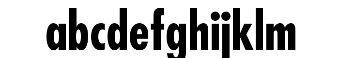 FuturaStd-CondensedBold Font LOWERCASE