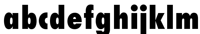 FuturaStd-CondensedExtraBd Font LOWERCASE