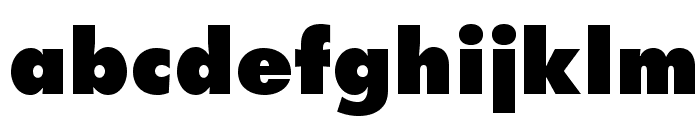 FuturaStd-ExtraBold Font LOWERCASE