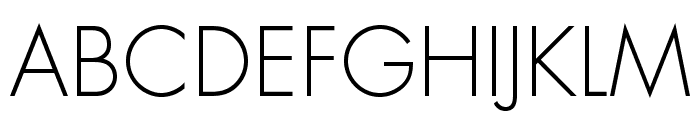 FuturaStd-Light Font UPPERCASE