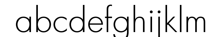 FuturaStd-Light Font LOWERCASE