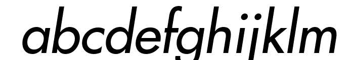 FuturaStd-MediumOblique Font LOWERCASE