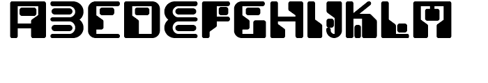 Funky Rundkopf NF Regular Font UPPERCASE