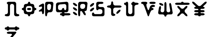 Fusaka Regular Font UPPERCASE
