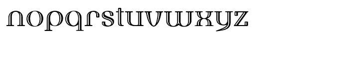 Fusion Engraved Font LOWERCASE