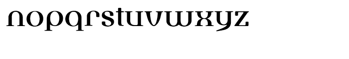 Fusion Standard Font LOWERCASE