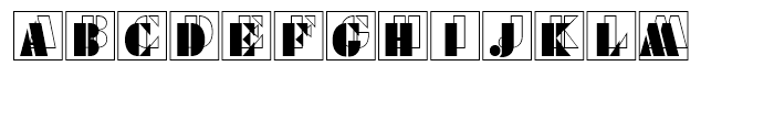 Futura Black Initials Standard D Font UPPERCASE
