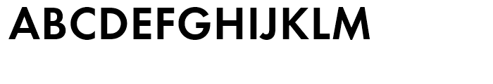 Futura Demi Font UPPERCASE