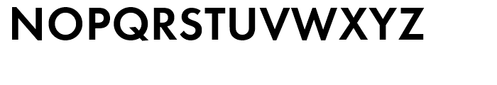 Futura Demi Font UPPERCASE