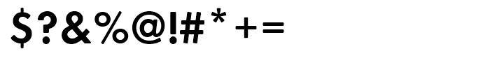 Futura Round Demi Font OTHER CHARS