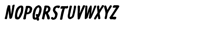 Futuramano Condensed Bold Italic Font UPPERCASE