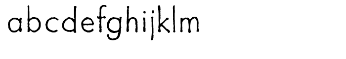 Futuramano Thin Font LOWERCASE