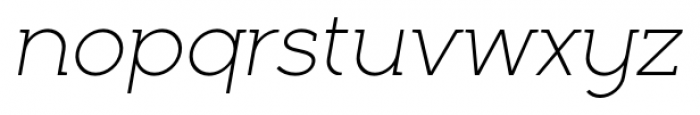 Full Neue LC 30 Light Italic Font LOWERCASE