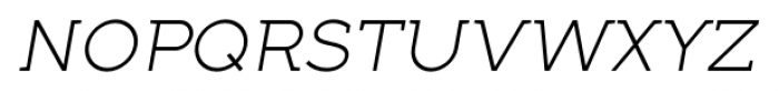 Full Neue SC 30 Light Italic Font LOWERCASE