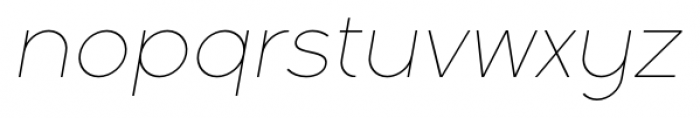 Full Sans LC 10 Thin Italic Font LOWERCASE