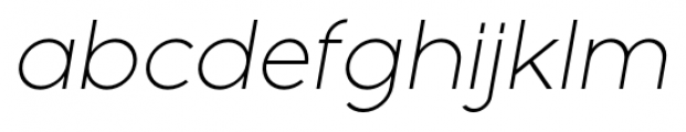 Full Sans LC 30 Light Italic Font LOWERCASE