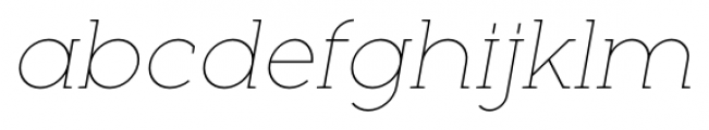 Full Slab LC 10 Light Italic Font LOWERCASE