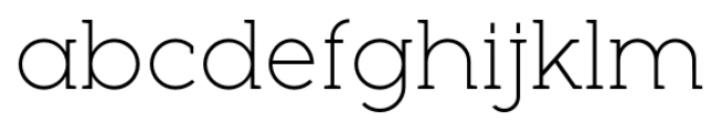 Full Slab LC 30 Light Font LOWERCASE