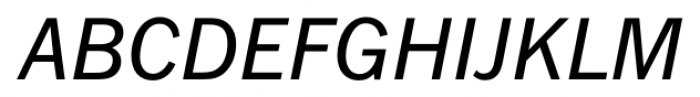 FullerSansDT Italic Font UPPERCASE