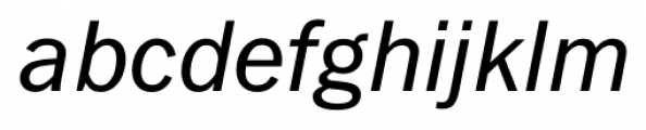 FullerSansDT Italic Font LOWERCASE