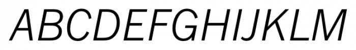 FullerSansDT Light Italic Font UPPERCASE