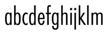 Function Pro Light Condensed Font LOWERCASE
