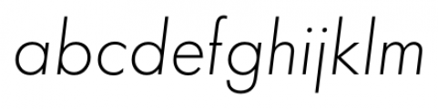 Function Pro Light Oblique Font LOWERCASE
