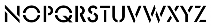 Function Pro Medium Stencil Font UPPERCASE