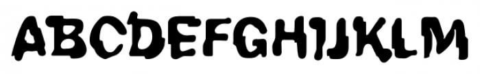Funky No19 Font UPPERCASE
