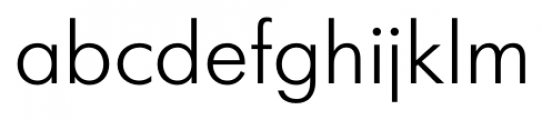 Futura Futuris Light Font LOWERCASE