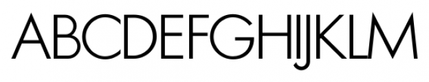 FuturaClassic Light Font UPPERCASE