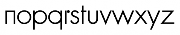 FuturaClassic Light Font LOWERCASE