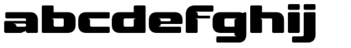 Fuel Extended Bold Font LOWERCASE