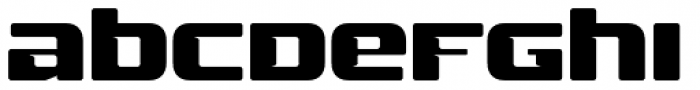 Fuel Uni Extended Bold Font LOWERCASE