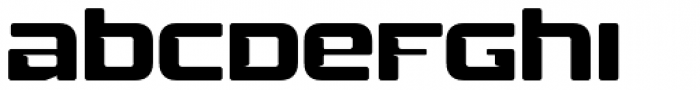 Fuel Uni Extended Font LOWERCASE