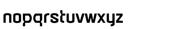Fuglesans Bold Font LOWERCASE