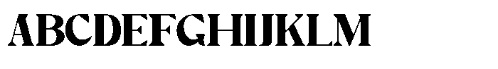 Fugova Font UPPERCASE