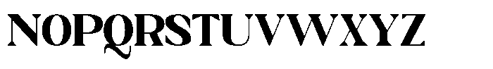 Fugova Font UPPERCASE
