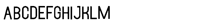 Fujika Sans Font UPPERCASE