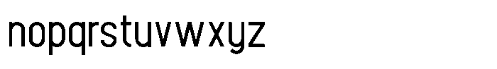 Fujika Sans Font LOWERCASE