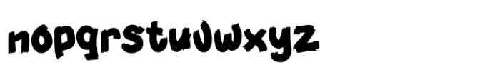Fujimout Font LOWERCASE