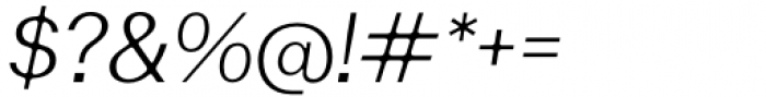Fujiwara B Regular Italic Font OTHER CHARS