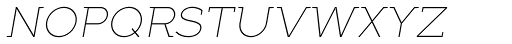 Full Neue SC 10 Thin Italic Font LOWERCASE