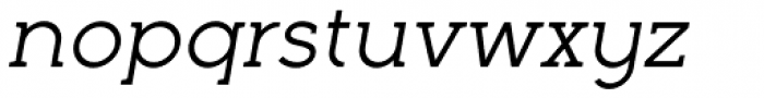 Full Slab LC 50 Italic Font LOWERCASE