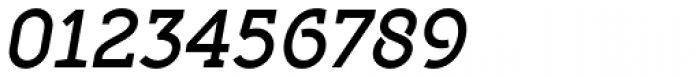 Full Slab SC 70 Medium Italic Font OTHER CHARS